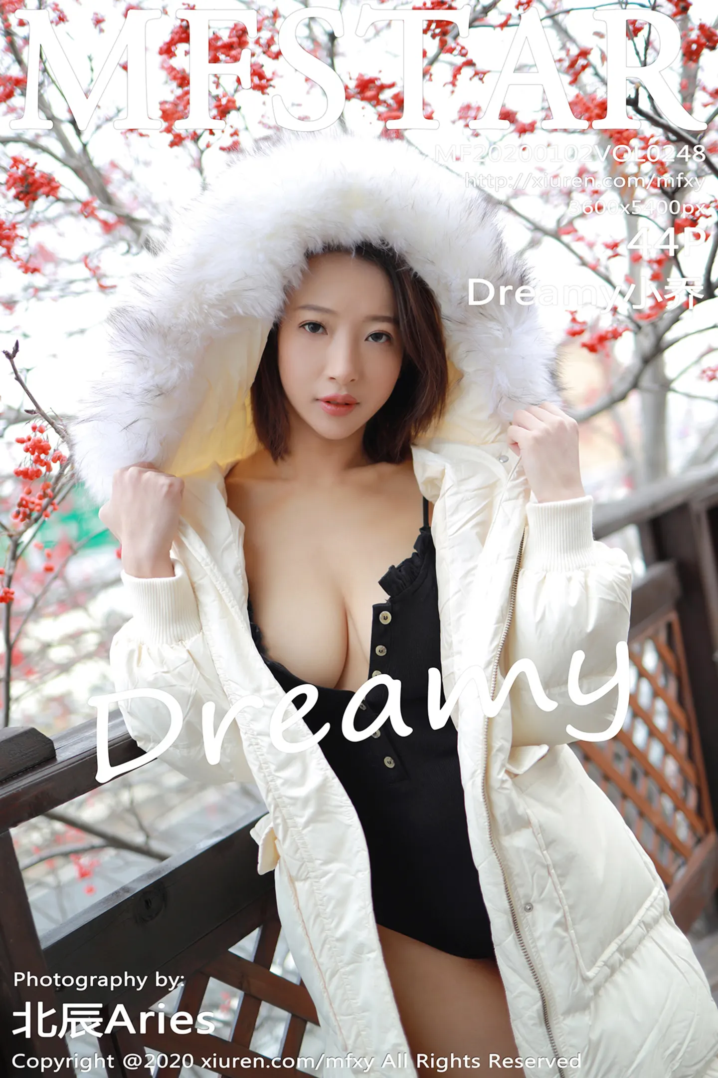 [MFStar模范学院]Vol.248_嫩模Dreamy小乔北海道旅拍室外拍摄半露酥胸诱惑写真44P-秀人网 - XiuRen.Space